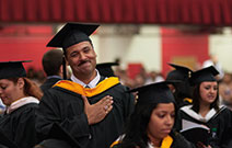 Photo of graduation student. Link to Gifts of Life Insurance.